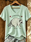 Women's Jimothy Raccoon T-Shirt