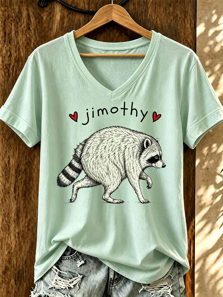 Women's Jimothy Raccoon T-Shirt