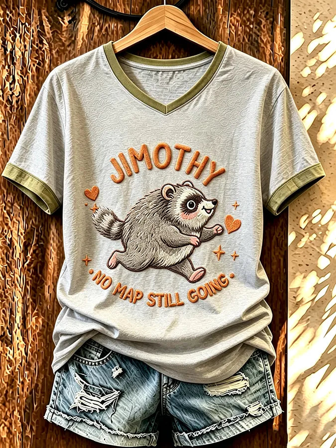 Women's It's ok to be weird Jimothy from SeattleShort-Sleeve T-Shirt