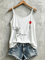 Women's Retro Halloween Well, shit... Print Camisole