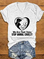 Women's Casual Print Short-Sleeve T-Shirt