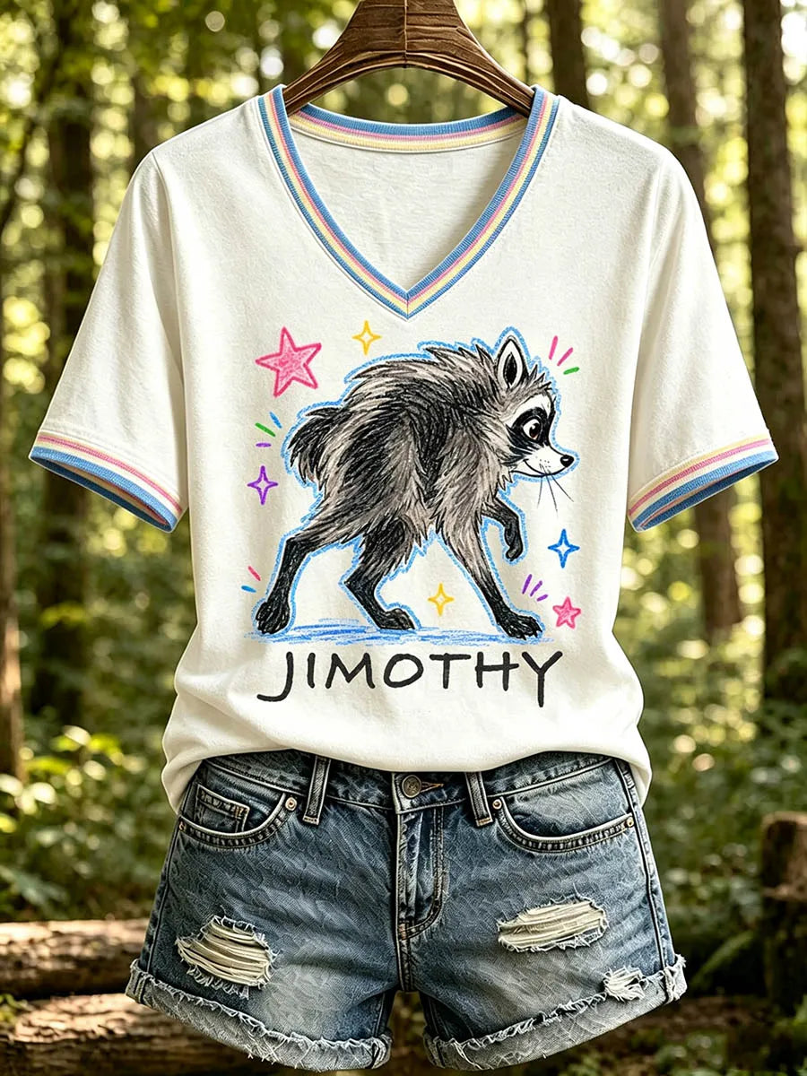 Women's Jimothy Raccoon T-Shirt
