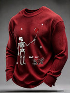 Men's Retro Halloween Well, shit... Printing T-Shirts