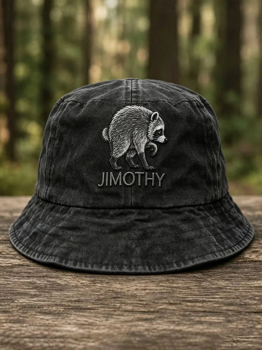 (Unisex Hat) Jimothy Raccoon Bucket Hat