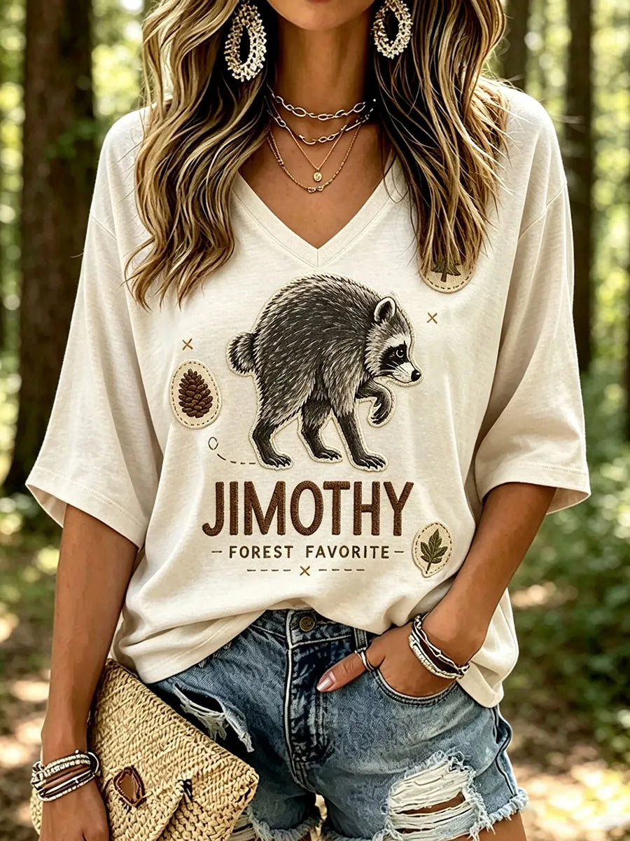 Women's Jimothy Raccoon T-Shirt