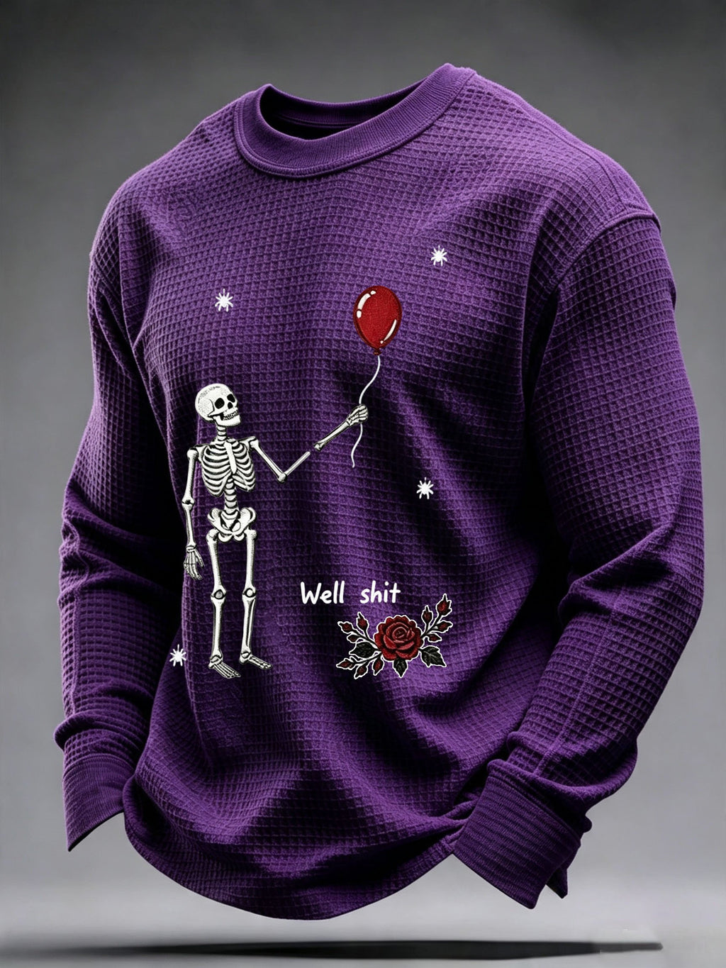 Men's Retro Halloween Well, shit... Printing T-Shirts