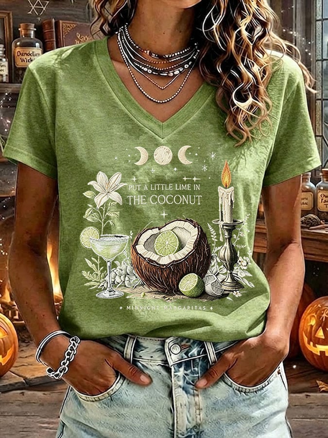 Women's Midnight Margaritas Print T-shirt