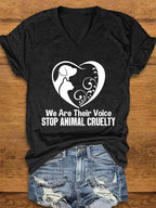 Women's Casual Print Short-Sleeve T-Shirt